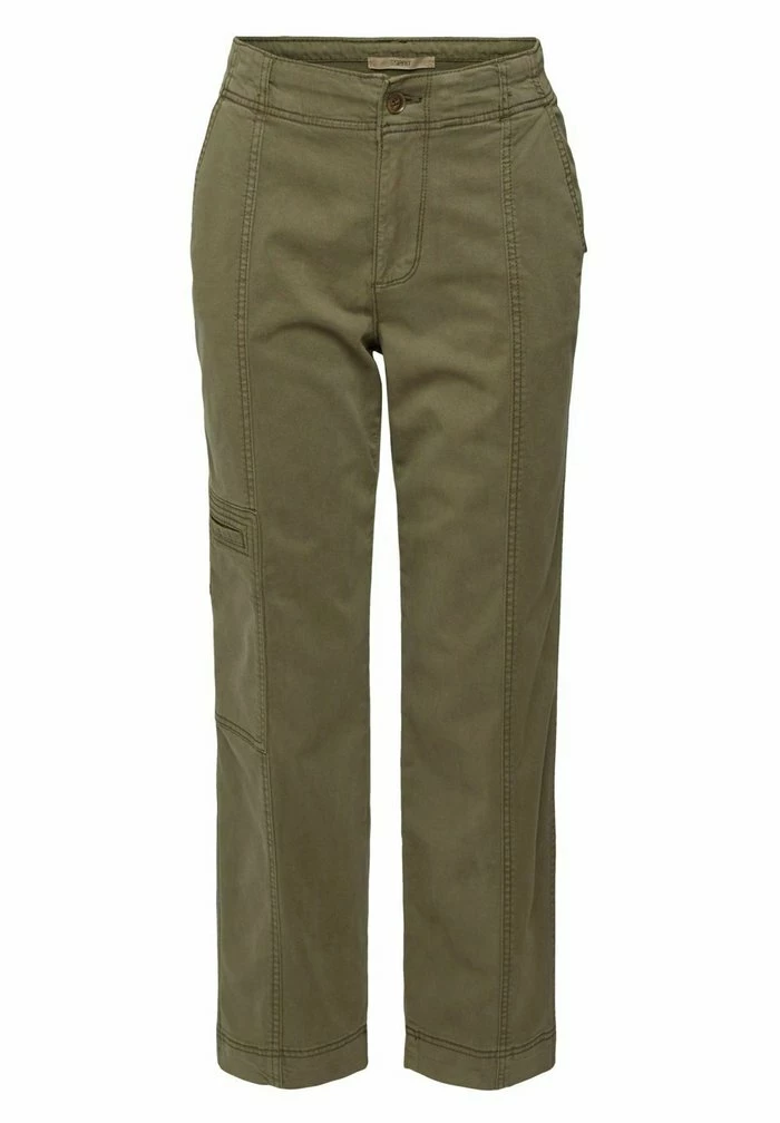 Esprit Trousers - Dark Khaki - Image 7