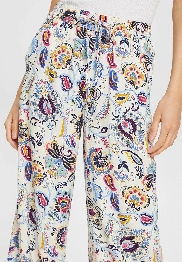 Esprit FLOATY PANTS - Trousers - Off White - Image 6