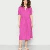 Esprit DRESSES LIGHT WOVEN - Shirt Dress - Pink Fuchsia