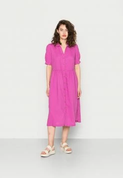 Esprit DRESSES LIGHT WOVEN - Shirt Dress - Pink Fuchsia