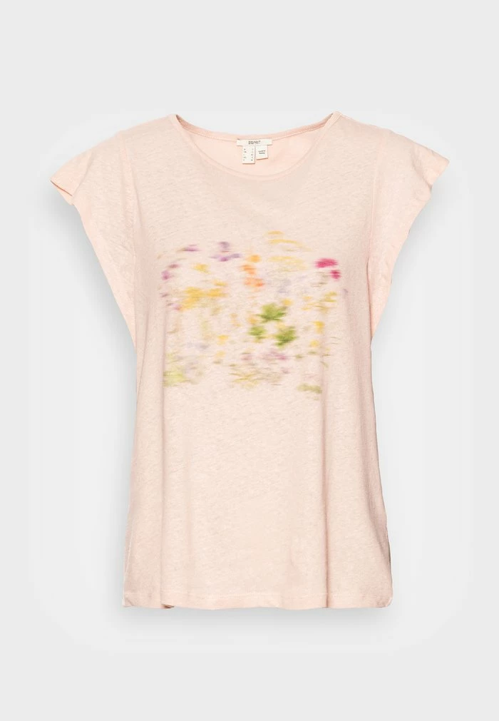 Esprit Print T-shirt - Cream Beige - Image 4