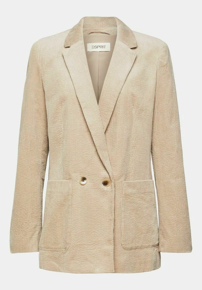 Esprit Short Coat - Light Taupe - Image 7