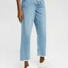 Esprit MIT KORDELZUG - Straight Leg Jeans - Blue Medium Washed