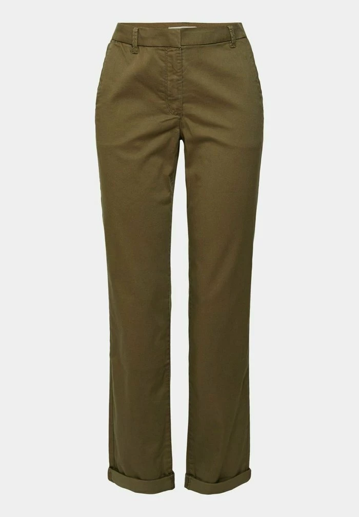 Esprit SUS MR STR - Trousers - Dark Khaki - Image 9