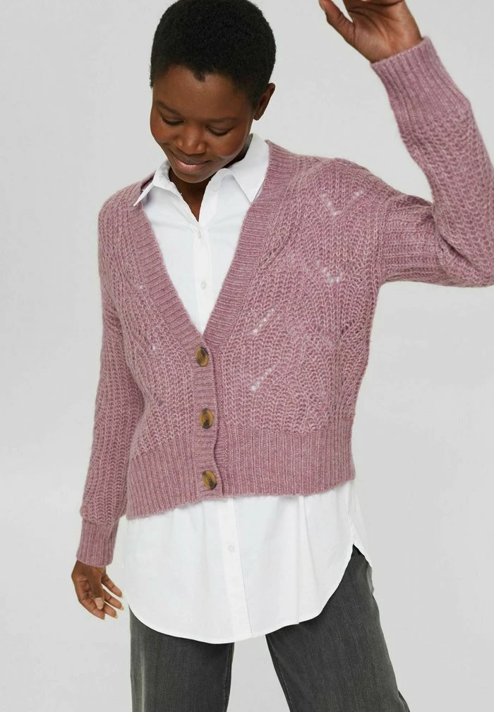 Esprit Cardigan - Mauve - Image 5