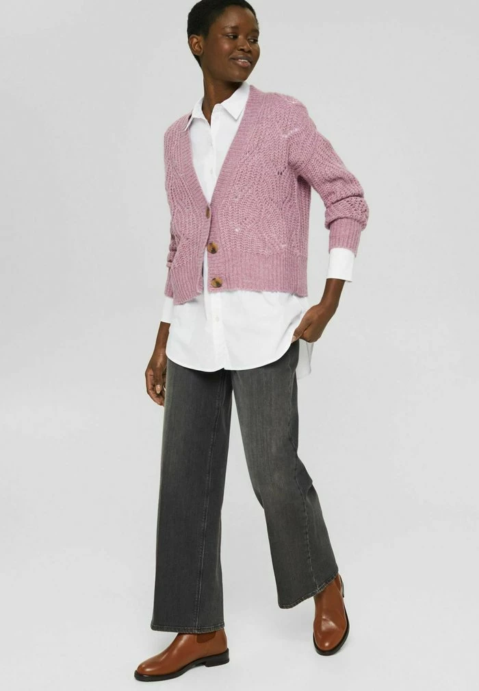 Esprit Cardigan - Mauve - Image 6