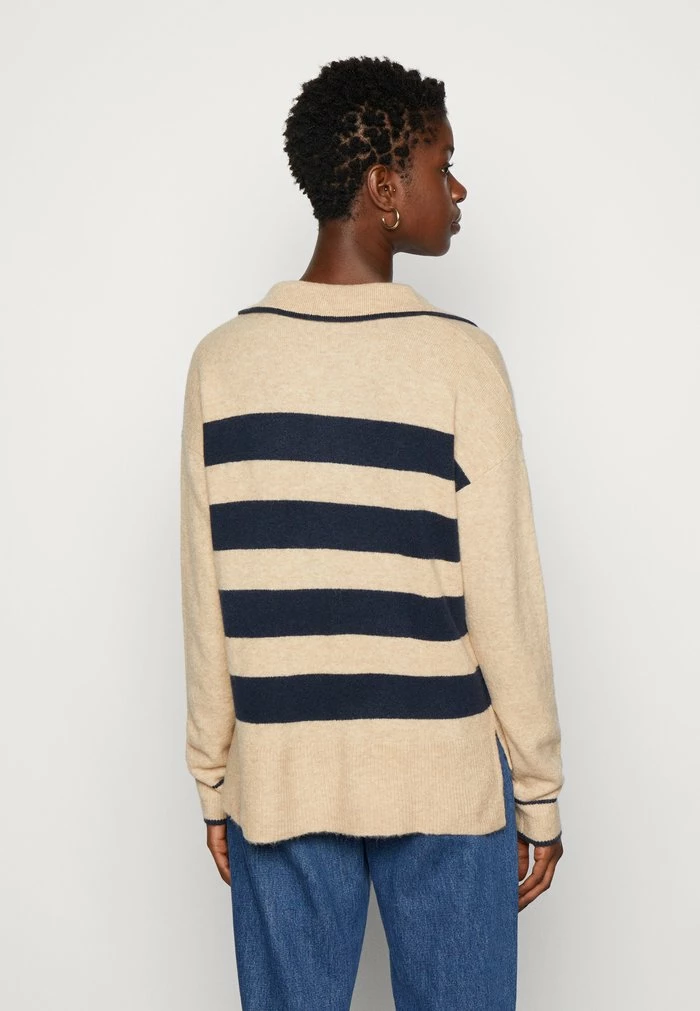 Esprit DEEP POLO - Jumper - Cream Beige - Image 3