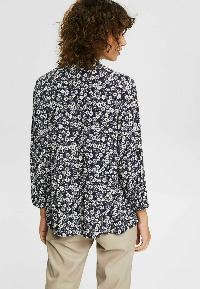 Esprit MIT RÜSCHENKANTE - Blouse - Navy - Image 2