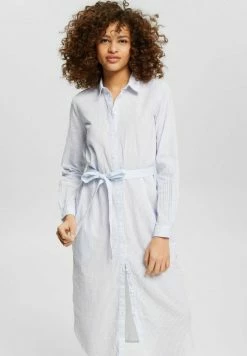 Esprit DRESSES LIGHT WOVEN - Shirt Dress - Light Blue