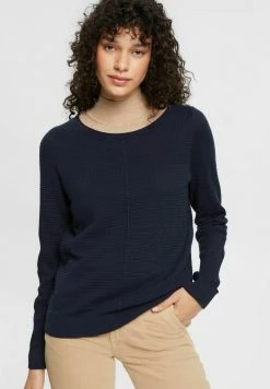 Esprit BASIC RUNDHALS - Jumper - Navy