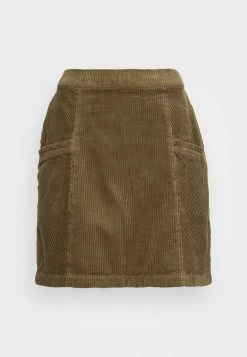 Esprit SKIRT - Mini Skirt - Dark Khaki