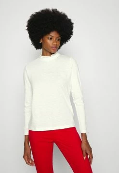 Esprit COLLAR - Long Sleeved Top - Off White