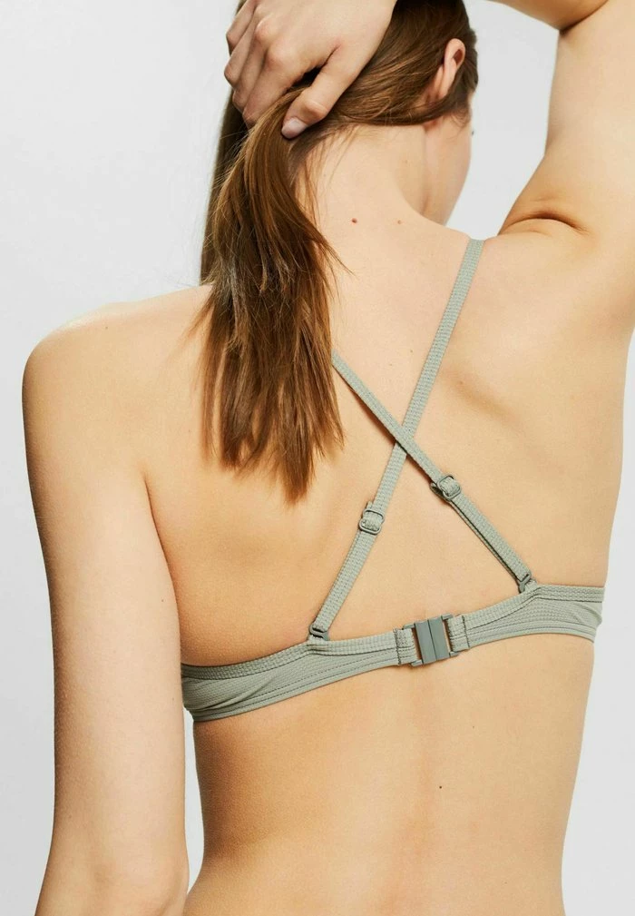Esprit HAMPTONS BEACH - Bikini Top - Light Khaki - Image 4