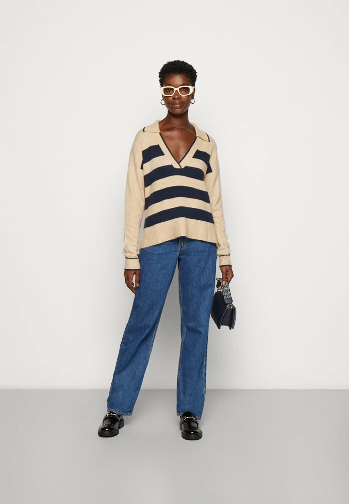 Esprit DEEP POLO - Jumper - Cream Beige - Image 2