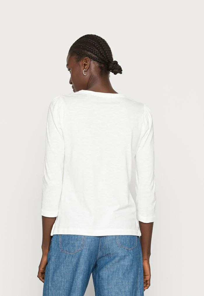 Esprit T LSLV SLUB SL - Long Sleeved Top - Off White - Image 3