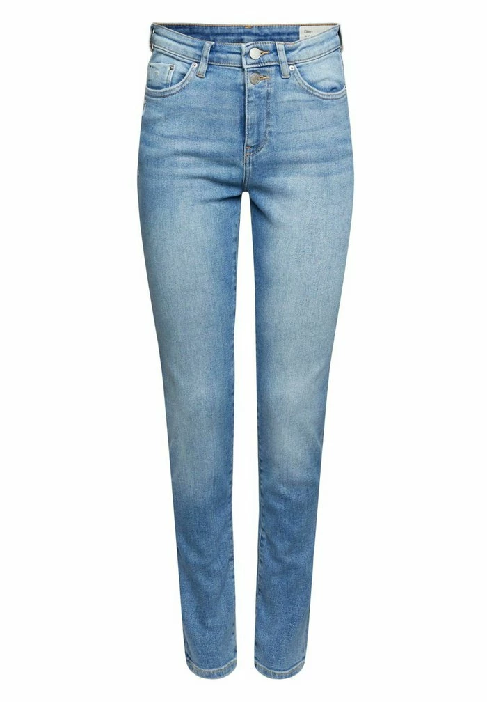 Esprit MIT HOHEM STRETCHANTEIL - Slim Fit Jeans - Blue Light Washed - Image 6