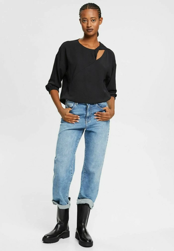 Esprit TWIST CUTOUT - Blouse - Black - Image 2