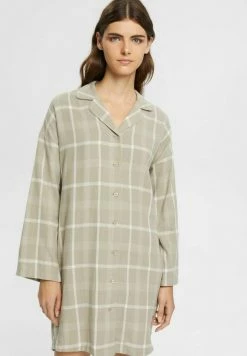 Esprit LONG SLEEVE - Nightie - Light Khaki