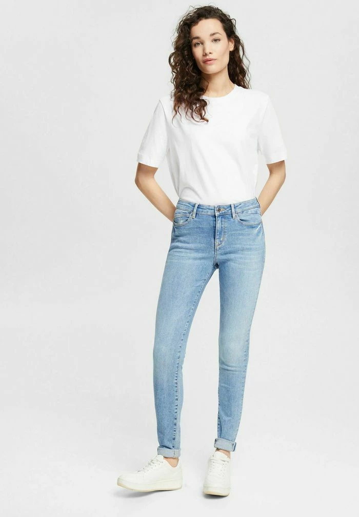 Esprit Jeans Skinny Fit - Blue Light Washed - Image 2