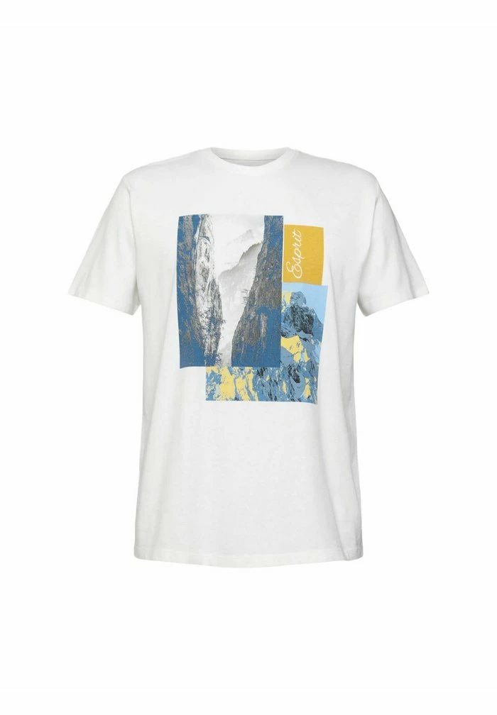 Esprit Print T-shirt - White - Image 5