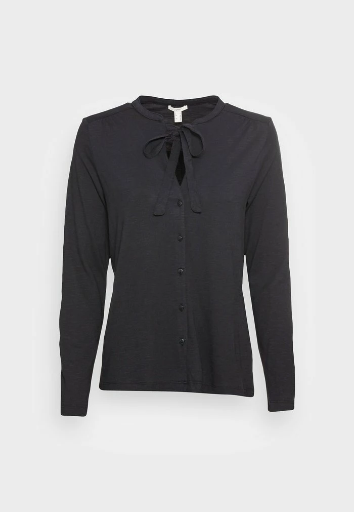 Esprit BOW TIE - Long Sleeved Top - Black - Image 4