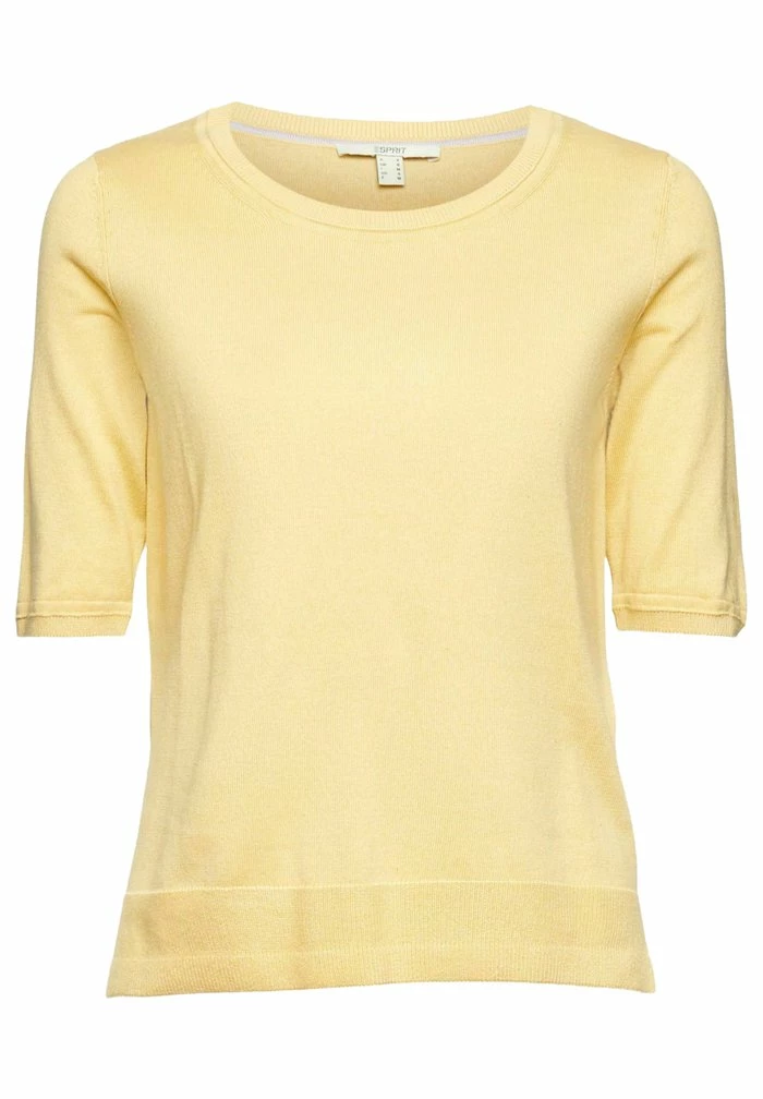 Esprit Basic T-shirt - Dusty Yellow - Image 6