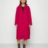 Esprit NEW BASIC - Classic Coat - Dark Pink