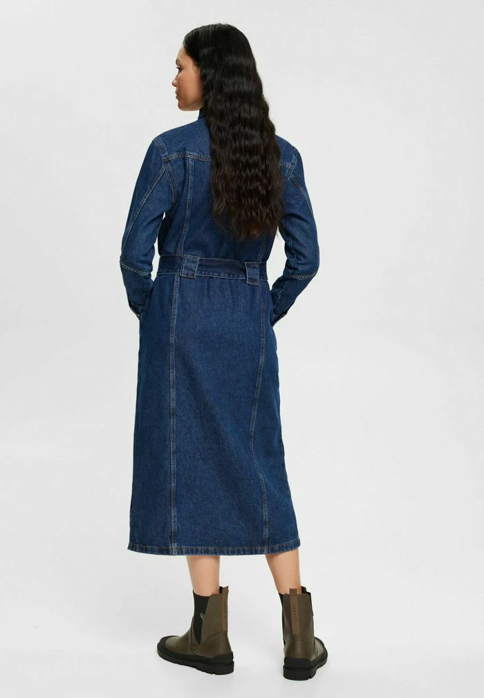 ESPRIT DRESSES DENIM - Denim Dress - Blue Dark Wash - Image 3