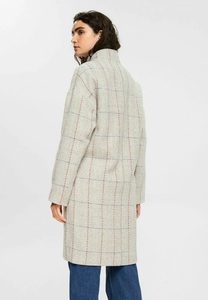 Esprit Classic Coat - Light Grey - Image 3