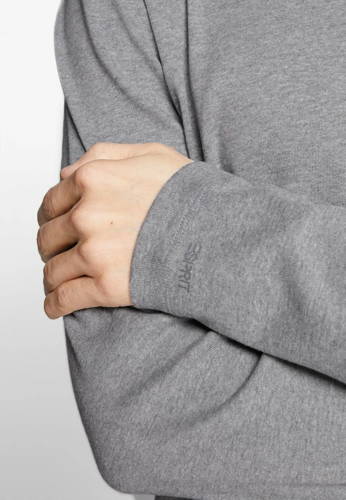 Esprit Long Sleeved Top - Medium Grey - Image 8