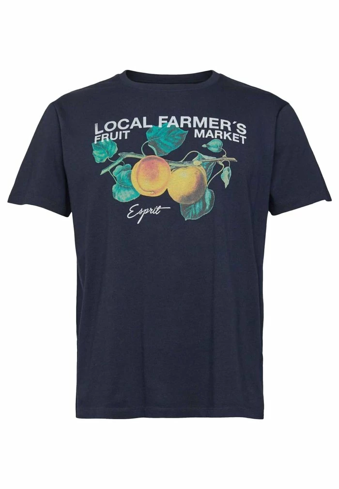 Esprit MIT PRINT - Print T-shirt - Navy - Image 5
