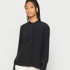 Esprit MAROC BLOUSE - Button-down Blouse - Black