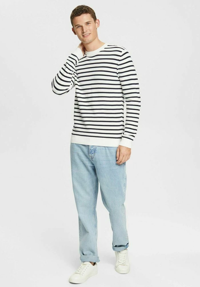 Esprit MIT STREIFEN - Jumper - Off White - Image 2