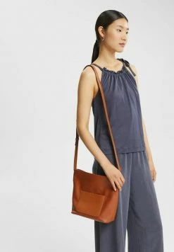 Esprit Across Body Bag - Rust Brown