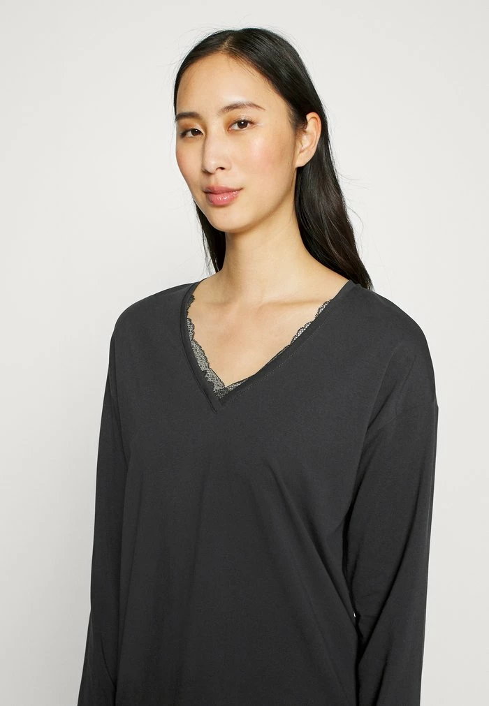 Esprit SEASONAL SOLID LONG LEG LONG SLEEVE - Pyjamas - Black - Image 4