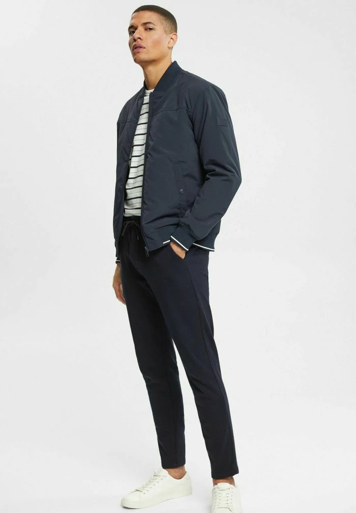 Esprit SLIM FIT - Trousers - Dark Blue - Image 4
