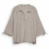 Esprit MIT STREIFEN DESSIN - Blouse - Pale Khaki
