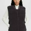 Esprit WOVEN - Waistcoat - Anthracite