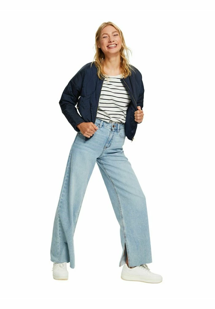 Esprit MIT DEKORATIVER STEPPUNG - Light Jacket - Navy - Image 7