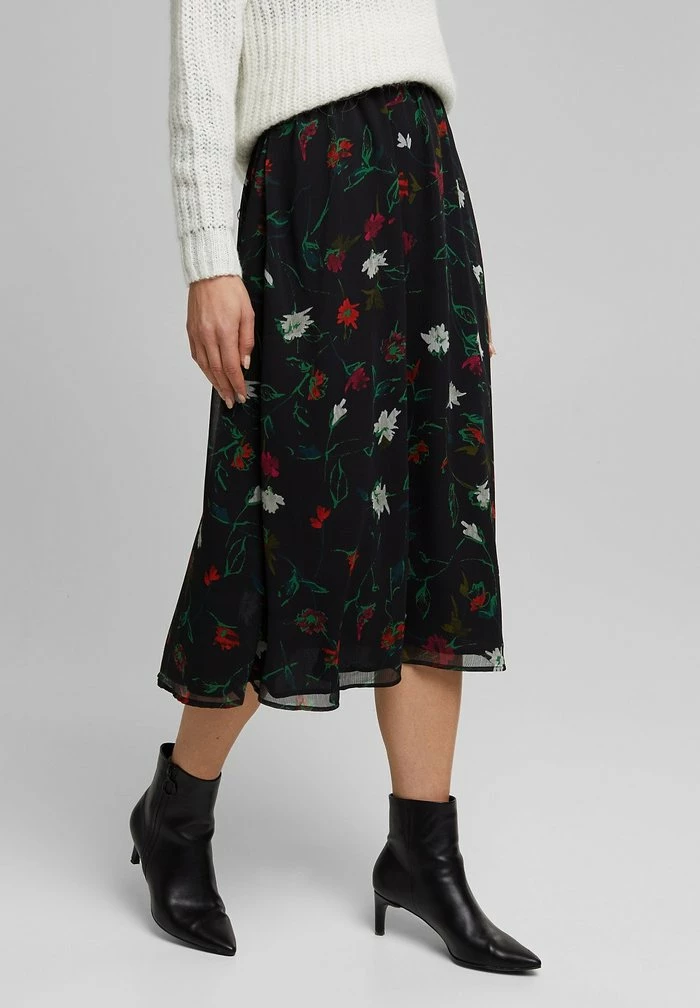 Esprit RECYCELT AUS - A-line Skirt - Black - Image 3