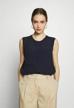 Esprit Button-down Blouse - Navy