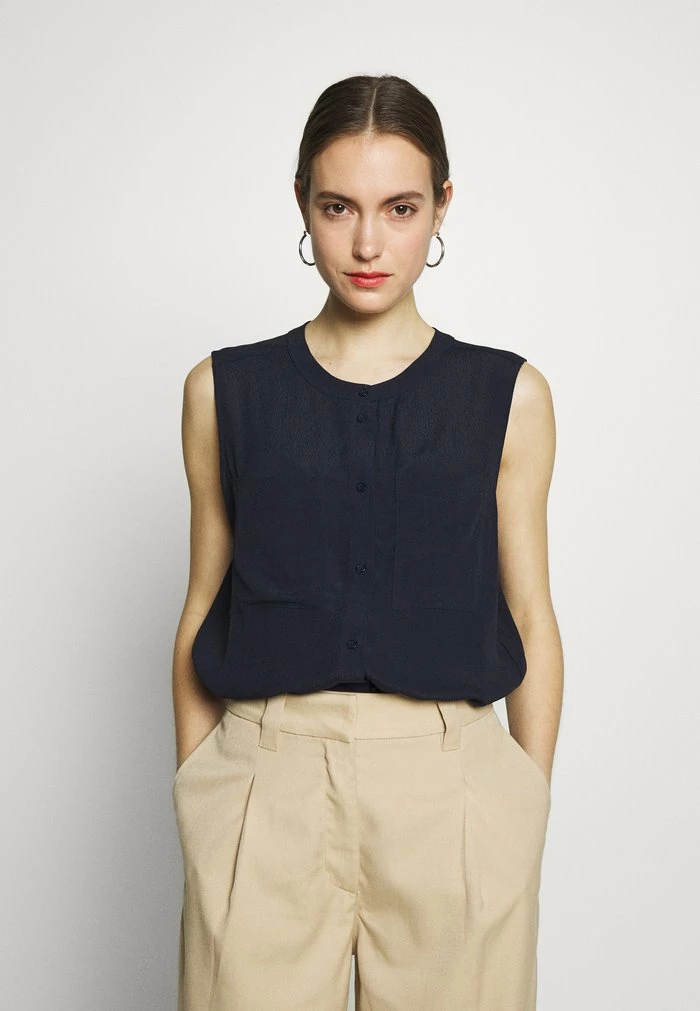 Esprit Button-down Blouse - Navy