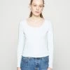 Esprit TEE - Long Sleeved Top - Pastel Blue