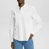 Esprit MIT LOCHSTICKMUSTER - Button-down Blouse - White