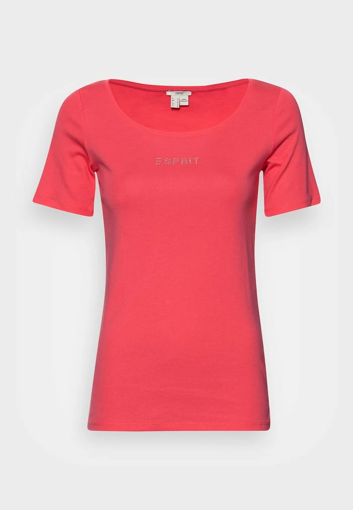 Esprit Basic T-shirt - Coral Red - Image 4