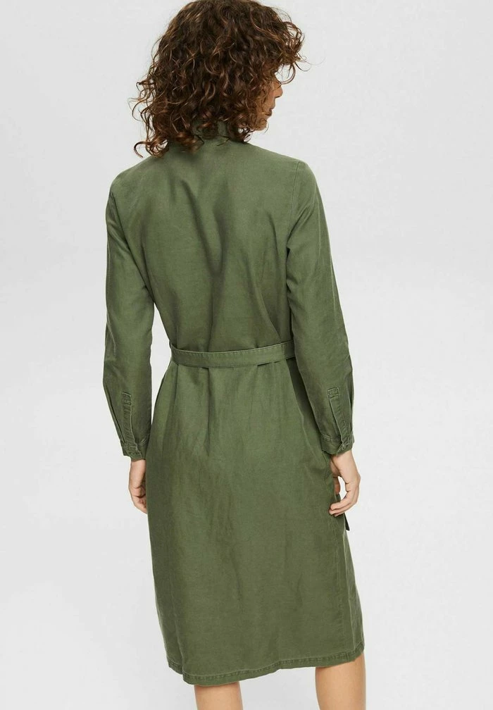 Esprit Shirt Dress - Green - Image 3