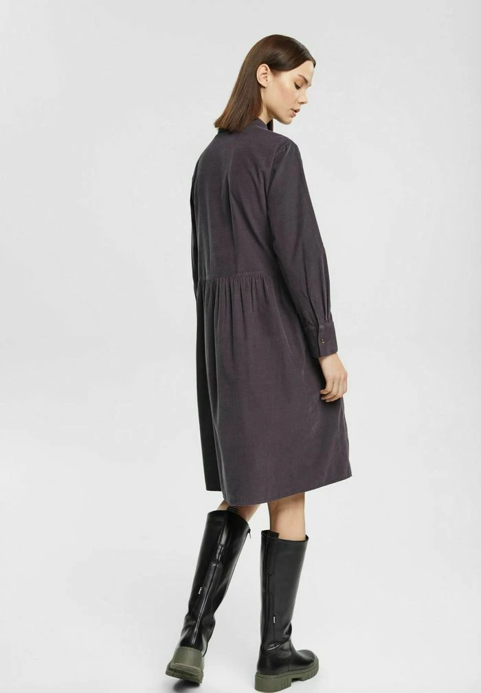 Esprit Shirt Dress - Anthracite - Image 3