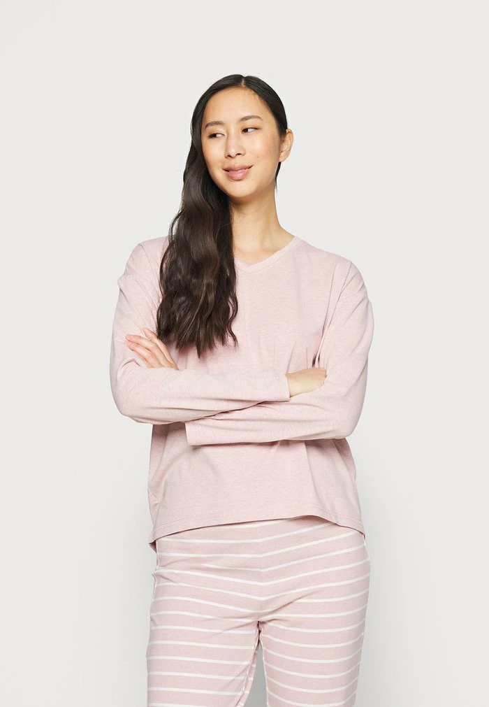 Esprit STRIPE LONG LEG LONG SLEEVE - Pyjamas - Old Pink - Image 4