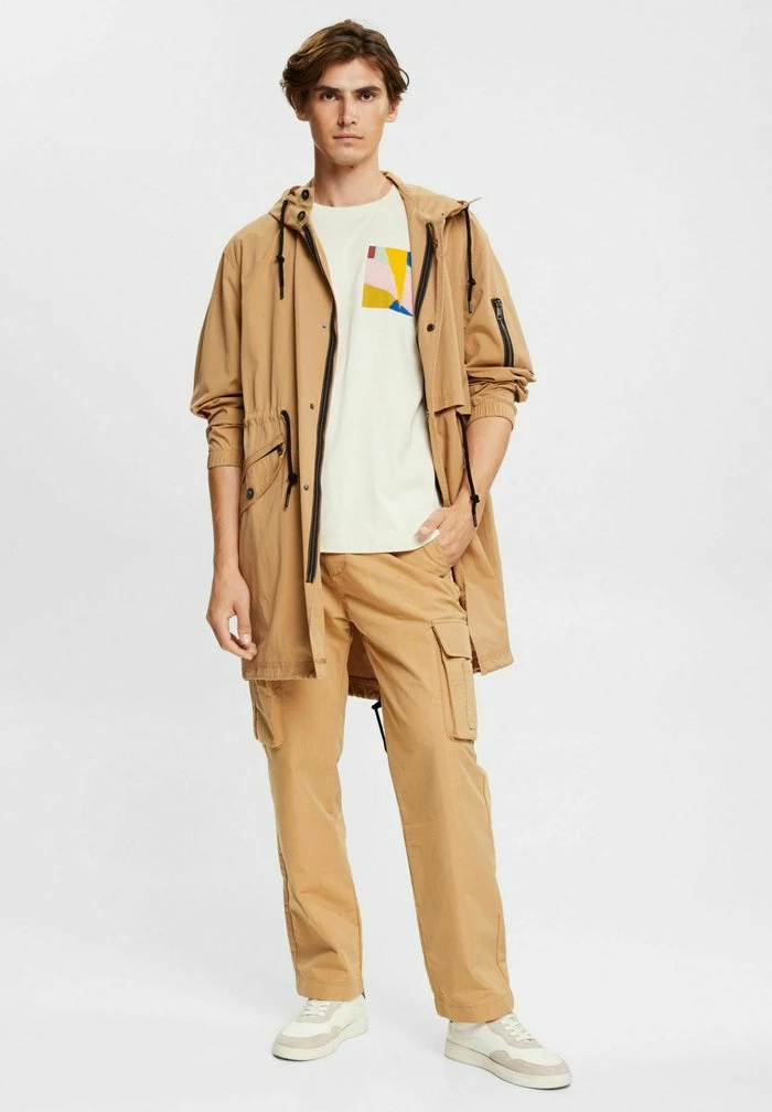 Esprit REGULAR FIT - Print T-shirt - Cream Beige - Image 2