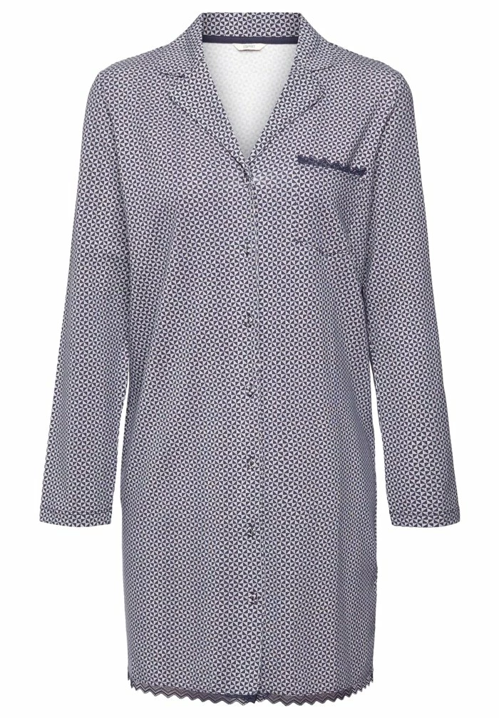 Esprit NIGHTSHIRT LONG SLEEVE - Nightie - Dark Blue - Image 2